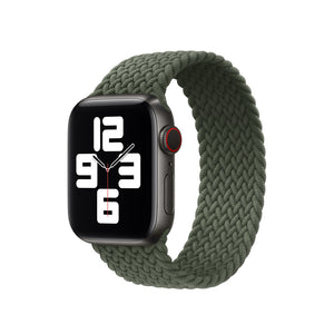 Braided Solo Loop Watch Band GREEN