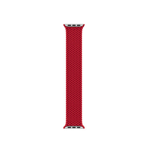 Braided Solo Loop Watch Band RED