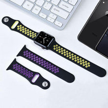 Load image into Gallery viewer, Breathable Watch Band PICKLE &amp; BLACK
