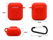 Load image into Gallery viewer, Silicone Case for AirPods RED
