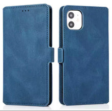 Load image into Gallery viewer, Magnetic Flip Leather Wallet Case with Card Slots
