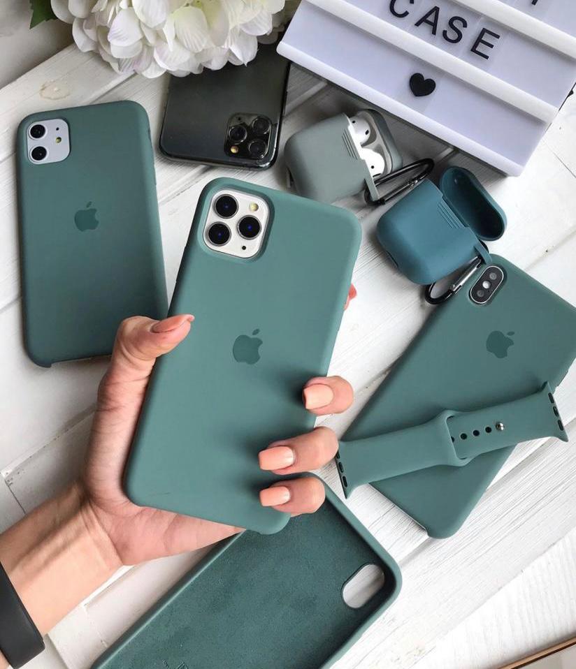 Silicone Case PINE GREEN