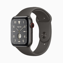 Load image into Gallery viewer, Silicone Watch Band  GRAPHITE BLACK
